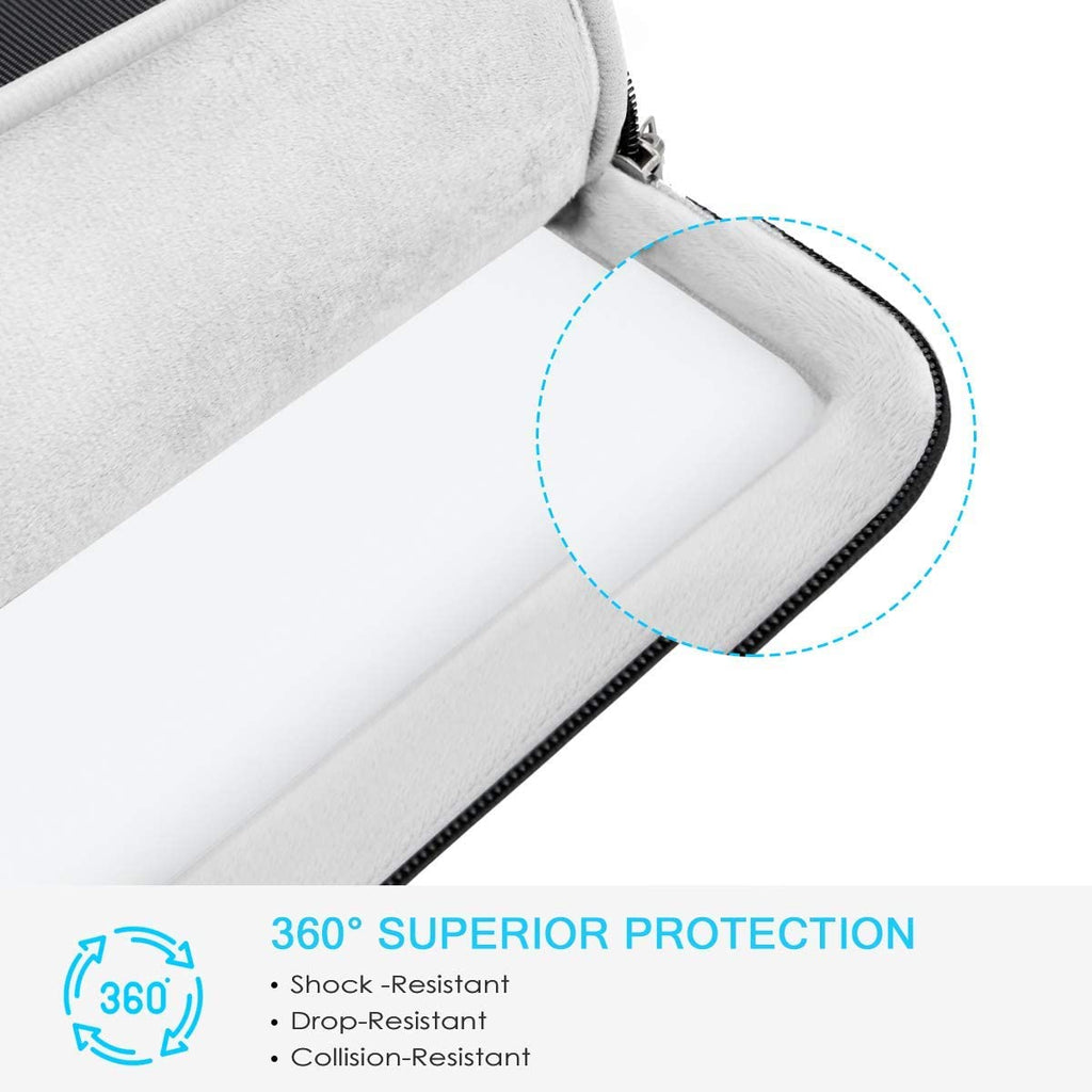 360° Protective Laptop Sleeve Case for 14 Inch HP Chromebook 14 / X360 14A / HP Stream 14, Acer Swift / Chromebook 314, 14" Ideapad Chromebook S330 ASUS Dell Portable Laptop Computer Bag, Black