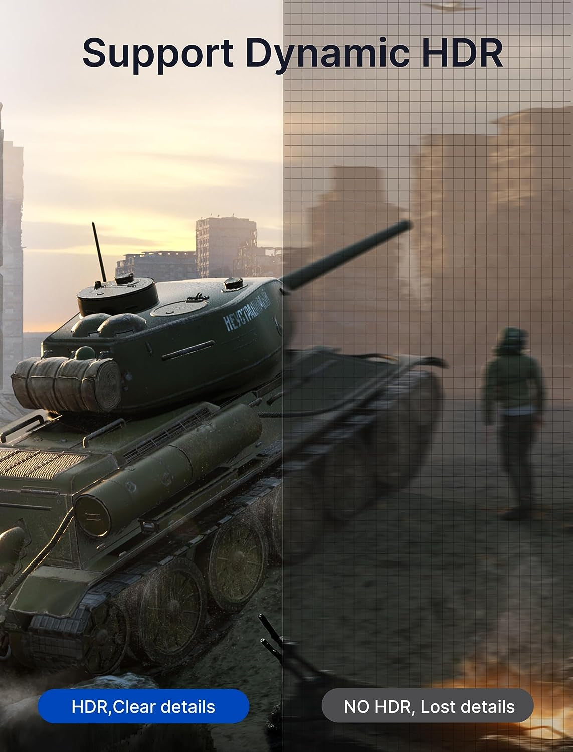 JSAUX Displayport Cable 1.4 10Ft, 8K DP Cable | 8K@60Hz, 4K@144Hz, 2K@240Hz 2K@165Hz | HBR3, 32.4Gbps, HDR10, Freesync, G-Sync for Gaming Monitor Graphics Card TV PC Laptop -Grey