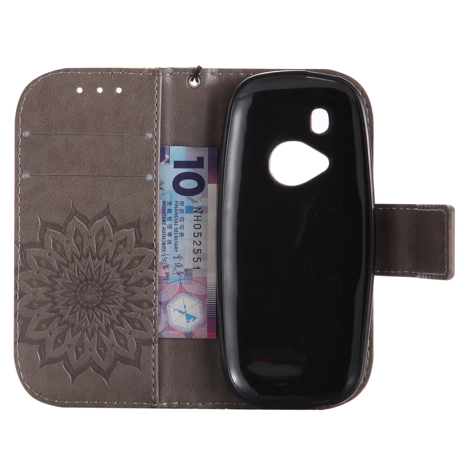 Nokia 3310 Sunflower Pattern Wallet Phone Case