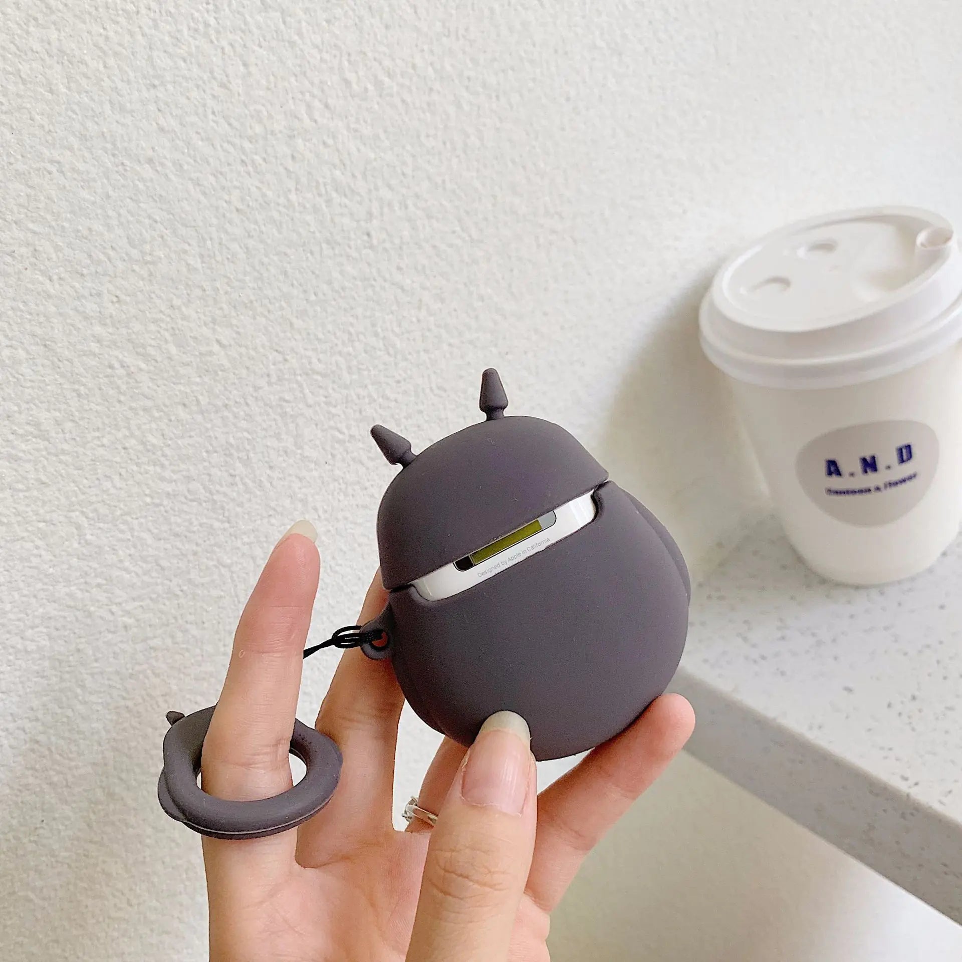 Metallic Dust-Proof Sticker for AirPods with Totoro Case