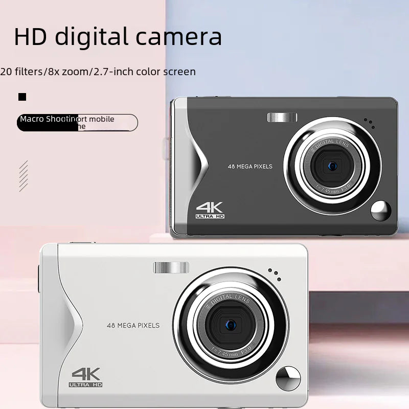 2023 New Student Camera 4K HD 3-Inch Autofocus