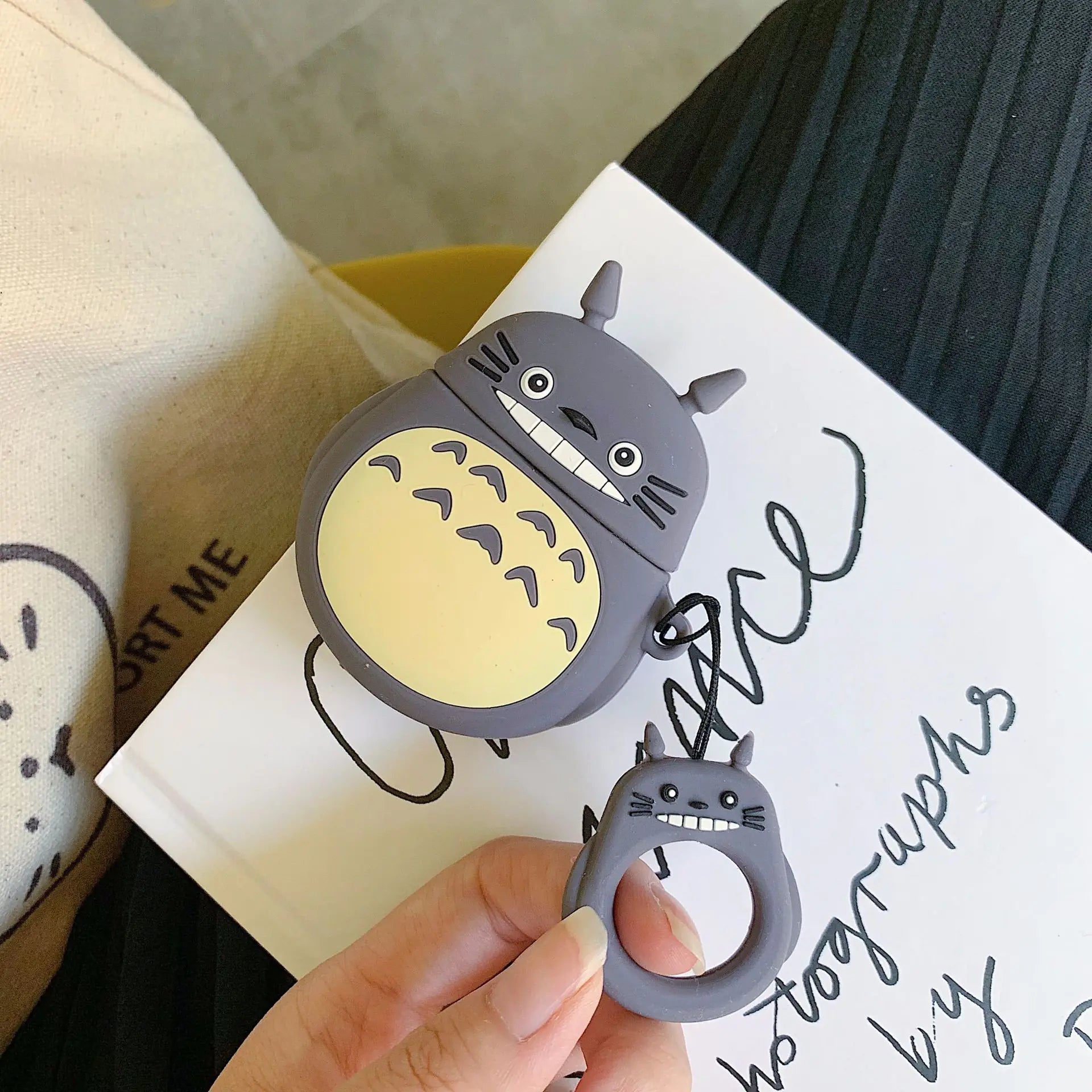 Metallic Dust-Proof Sticker for AirPods with Totoro Case