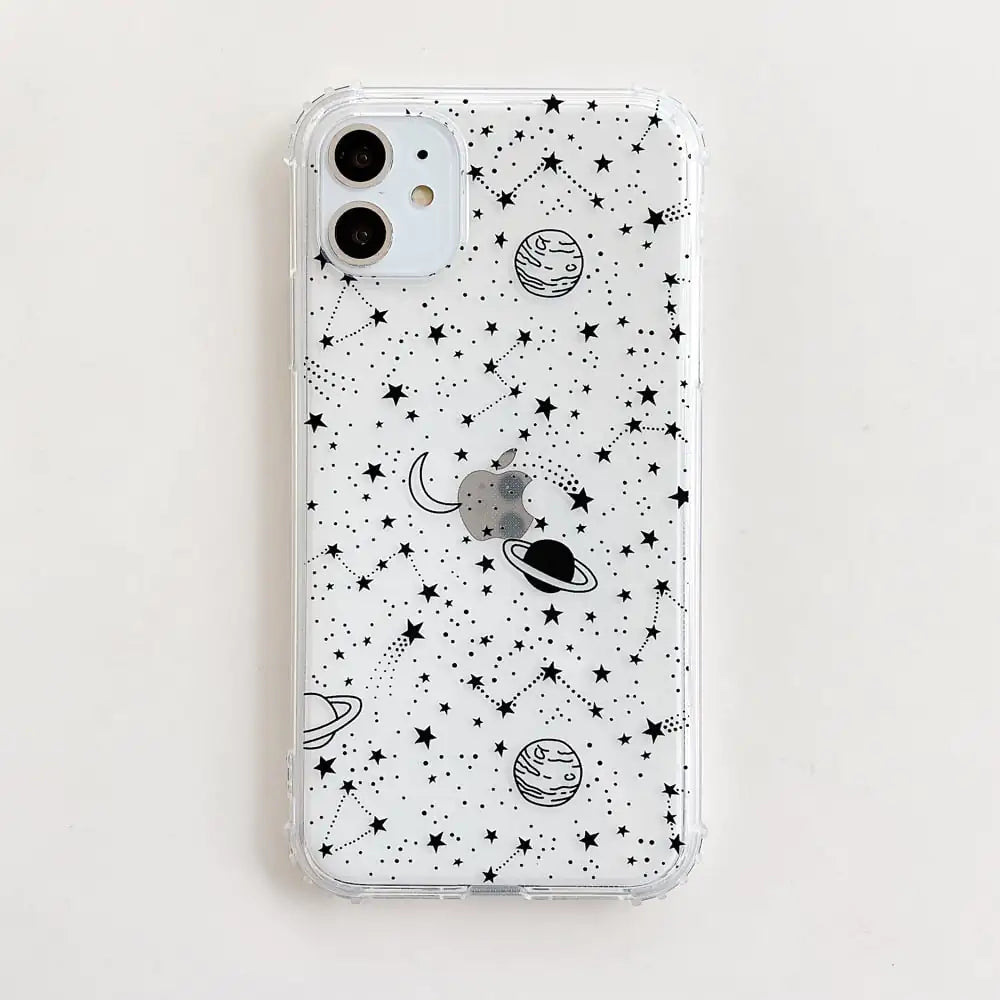 Line Universe Planet Phone Case
