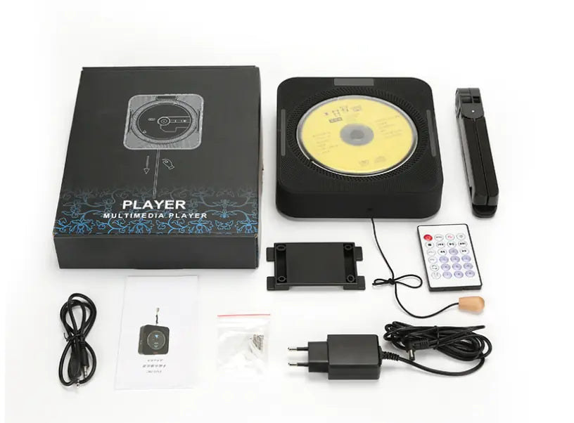 Portable CD Player and Bluetooth Speaker for Learning