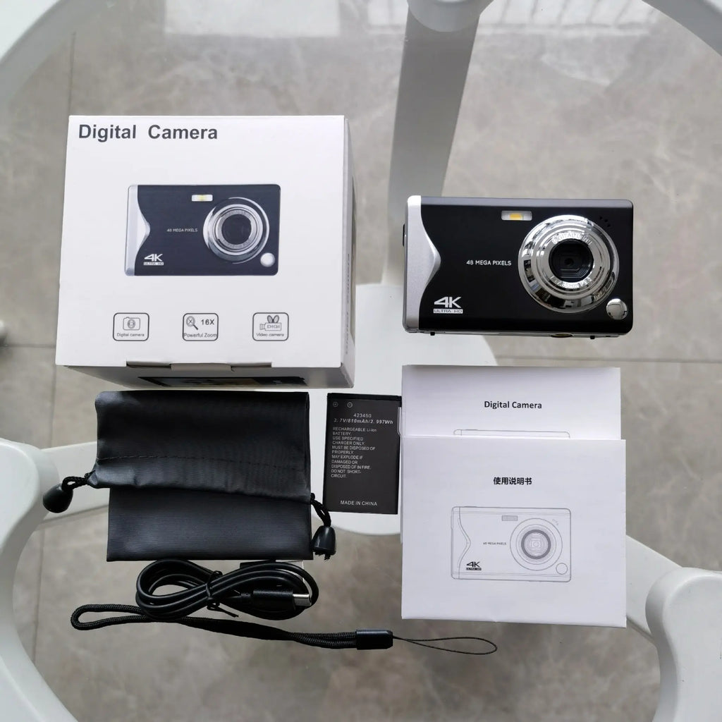 2023 New Student Camera 4K HD 3-Inch Autofocus