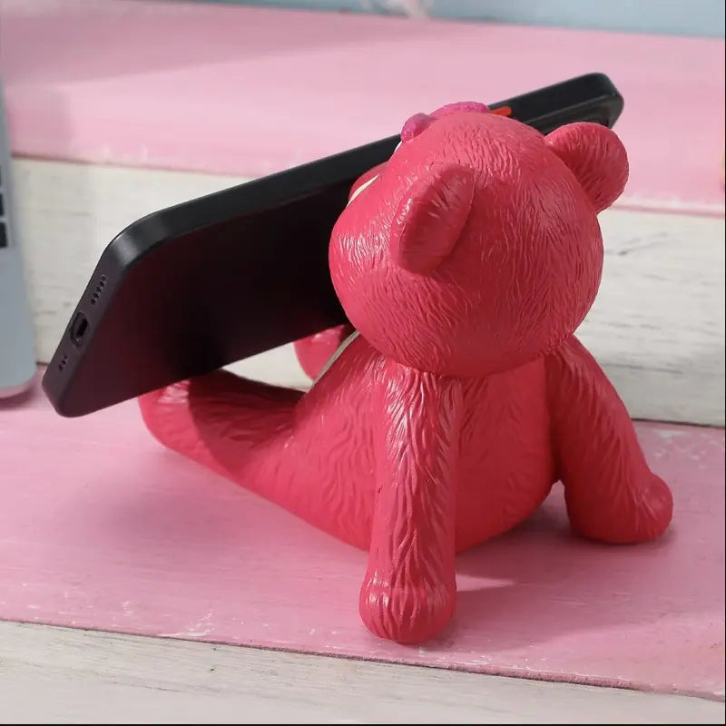 Creative Cute Bear Phone Stand Desktop Decoration